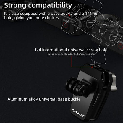 PULUZ Motorcycle Windshield Clip Bracket Camera Mount, Windshield Clip II