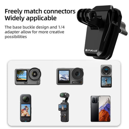 PULUZ Motorcycle Windshield Clip Bracket Camera Mount, Windshield Clip II