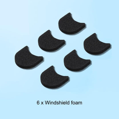For Insta360 GO 3 / 3S PULUZ 6pcs Noise Reduction Windshield Foam Gasket, For Insta360 GO 3 / 3S