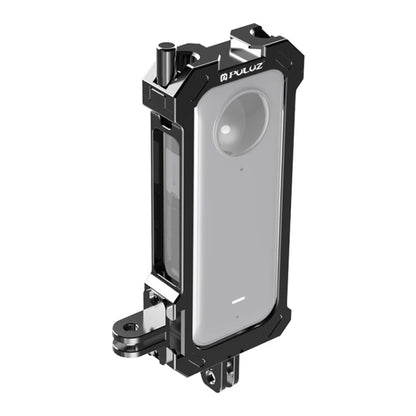 For Insta360 X3 PULUZ Metal Protective Cage Rig Housing Frame with Expand Cold Shoe Base & Tripod Adapter, Metal Cage US Stock, For Insta360 X3