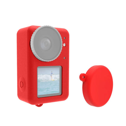 For DJI Osmo Action 4 / 3 PULUZ Silicone Protective Case with Lens Cap, For DJI Osmo Action 4 / 3
