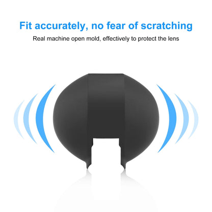 For Insta360 X3 PULUZ Invisible Dive Case Lens Guard Silicone Protective Cover, For Insta360 X4 / X3