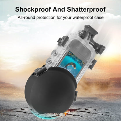 For Insta360 X3 PULUZ Invisible Dive Case Lens Guard Silicone Protective Cover, For Insta360 X4 / X3