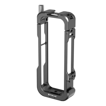 For Insta360 X4 PULUZ Metal Protective Cage Rig Housing Frame with Lens Cover, For Insta360 X4