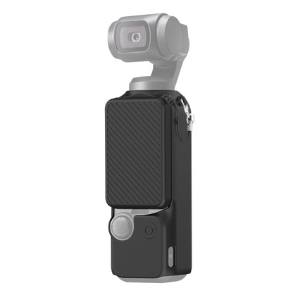 For DJI OSMO Pocket 3 PULUZ  2 in 1 Silicone Cover Case Set with Strap, Silicone Cover(Black), Silicone Cover(Blue)