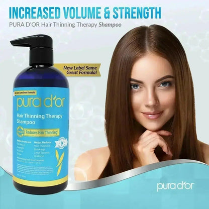 Pura D'or Biotin Shampoo for Thicker-Looking Hair & Healthy Scalp (473ml) | Ammuri