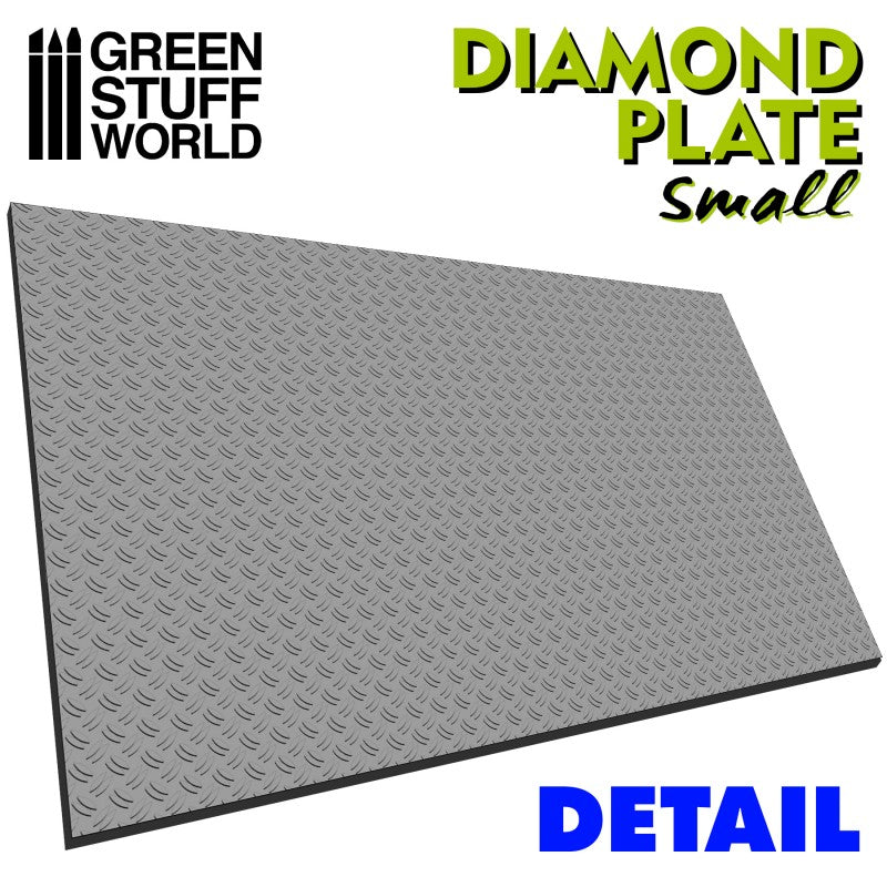Green Stuff World Rolling Pin Diamond Plate - Small