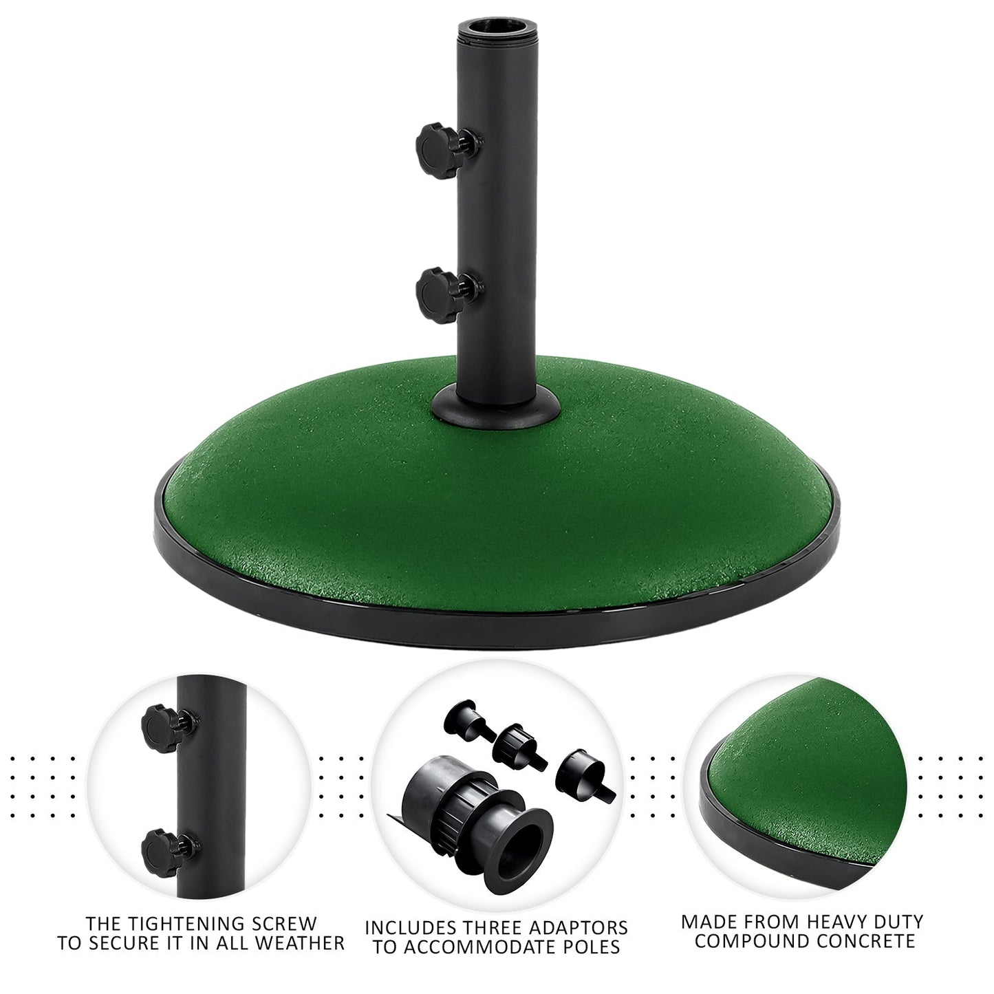 11kg Concrete Round Umbrella Parasol Base