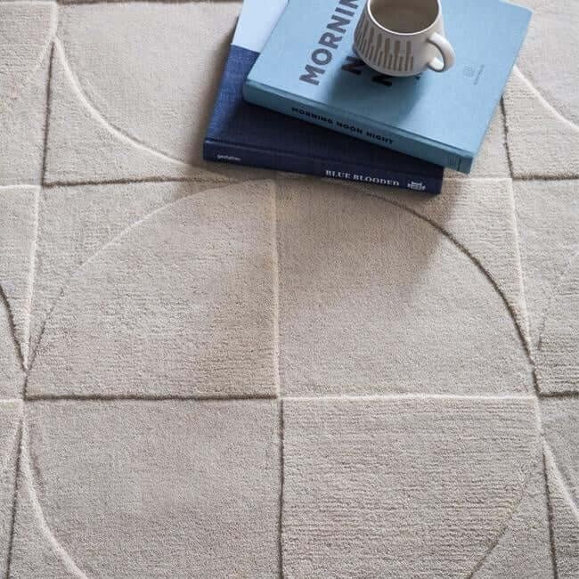 Penny Geometric Wool Rug