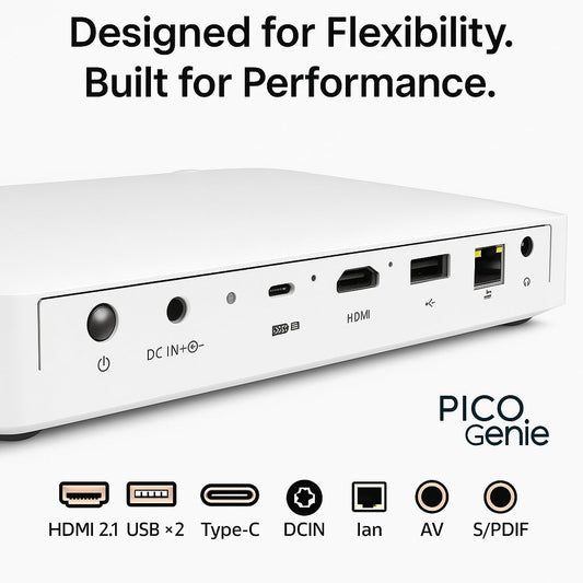 Pico Genie M550 Plus 4.0 1080p Smart Projector (650 lms Full HD Ultra Portable)