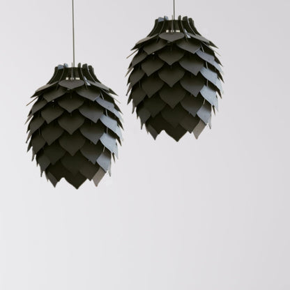 Protea Satin Black Pendant L