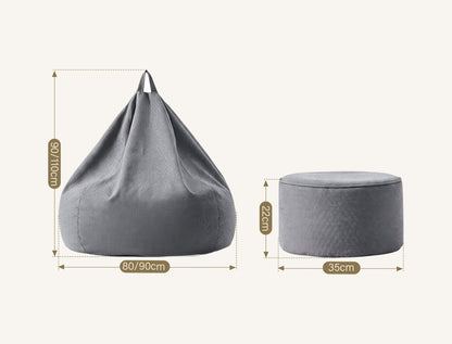 Piggy Beanbag And Footstool