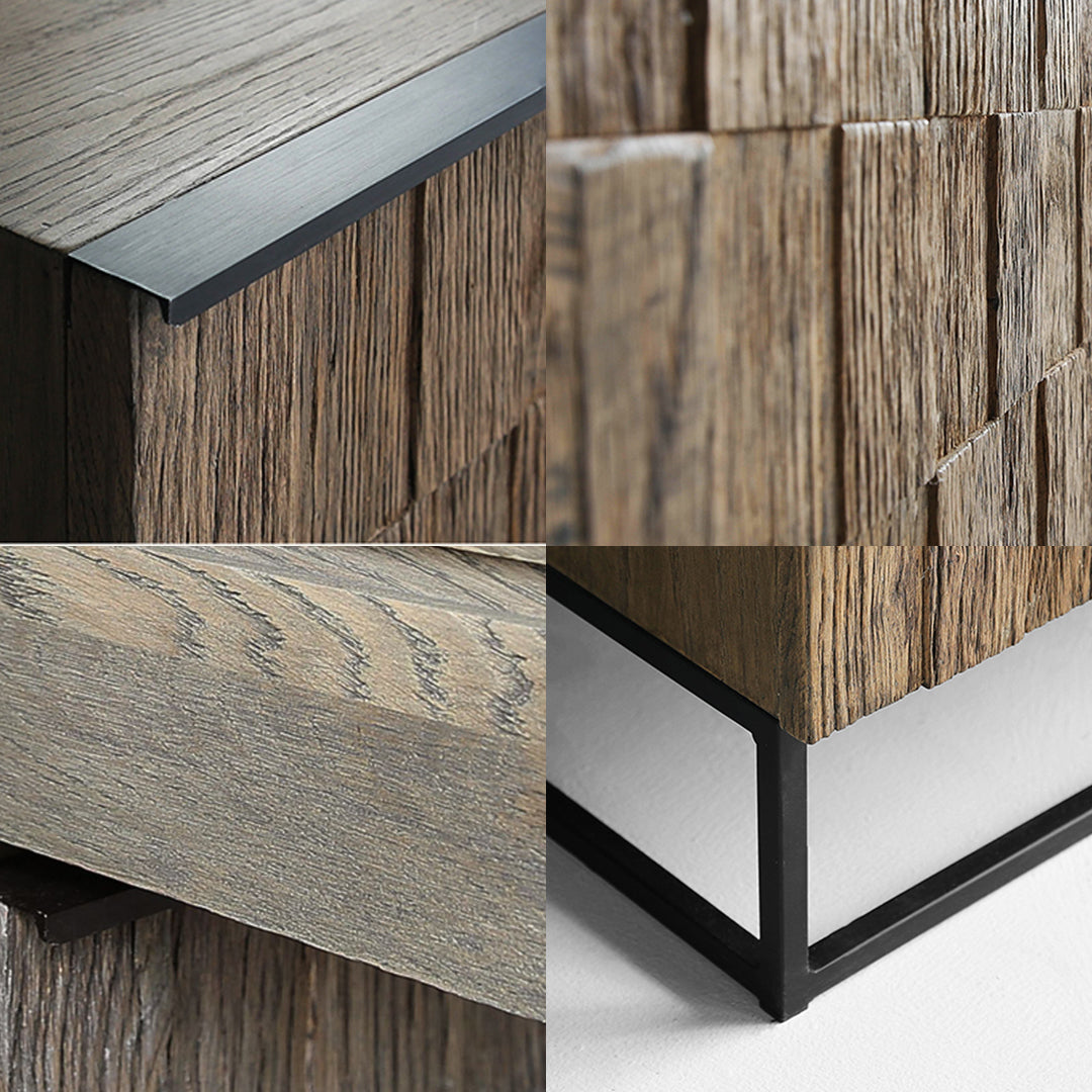 Pine Bedside Table, Oak