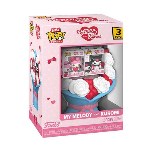 Funko Sanrio Bitty POP! Bouquet Vinyl Figure 2-Pack My Melody & Kuromi (Valentine)