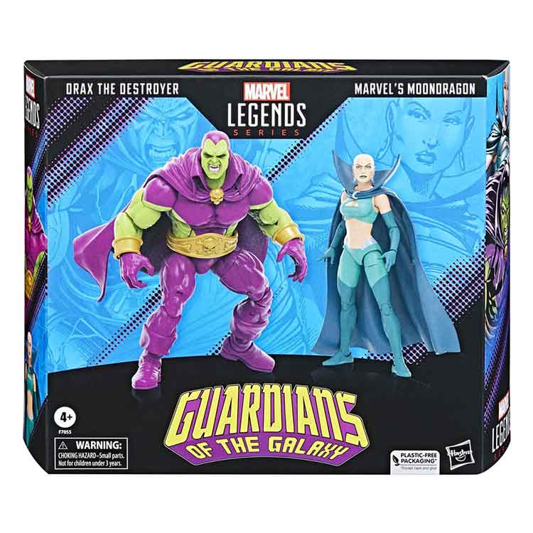 Guardians of the Galaxy Marvel Legends Action Figure 2-Pack Drax the Destroyer & Marvel's Moondragon