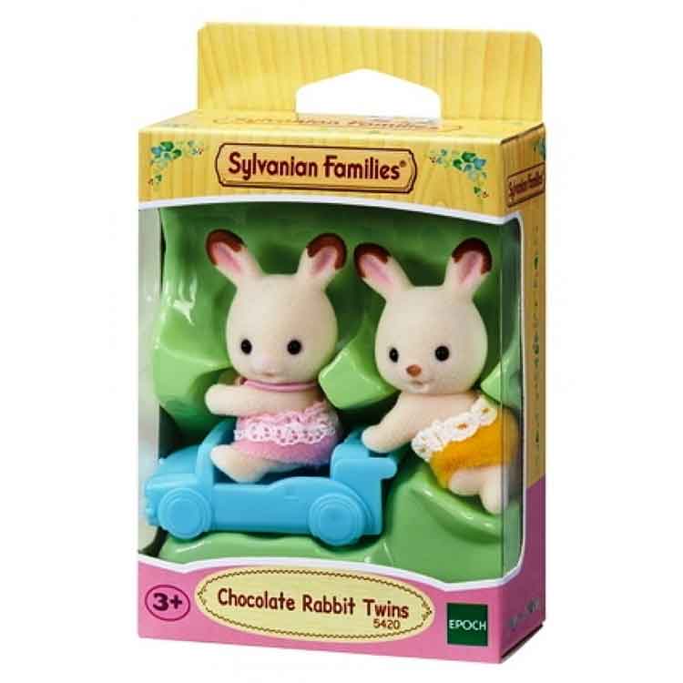 Sylvanian Families Chocolate Rabbit Twins