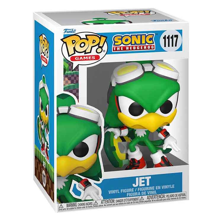 Funko Pop Games: Sonic - Jet the Hawk With Board