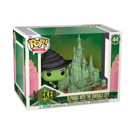 Funko POP Town: Wicked - Elphaba w/ Emerald City