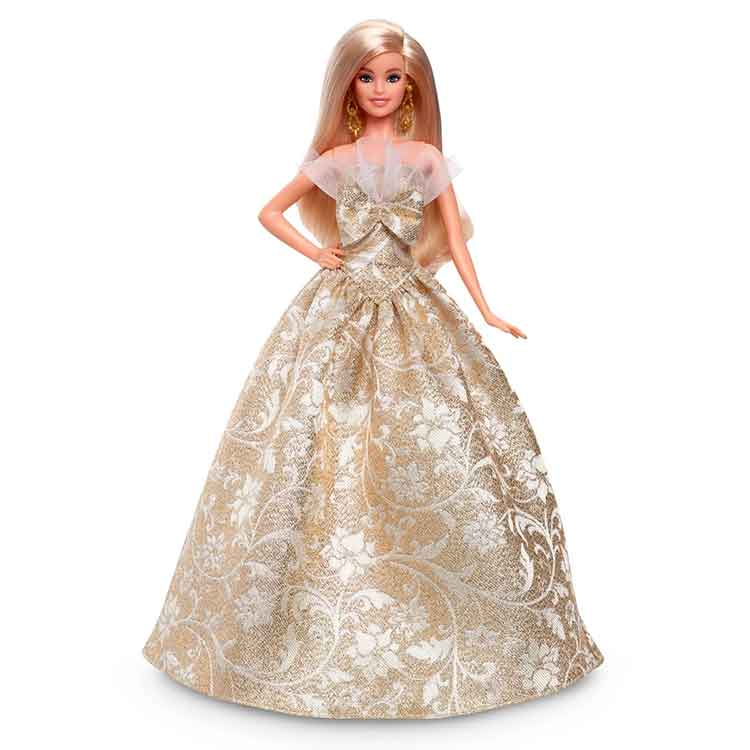 Barbie 2025 Holiday Doll with Blonde Hair