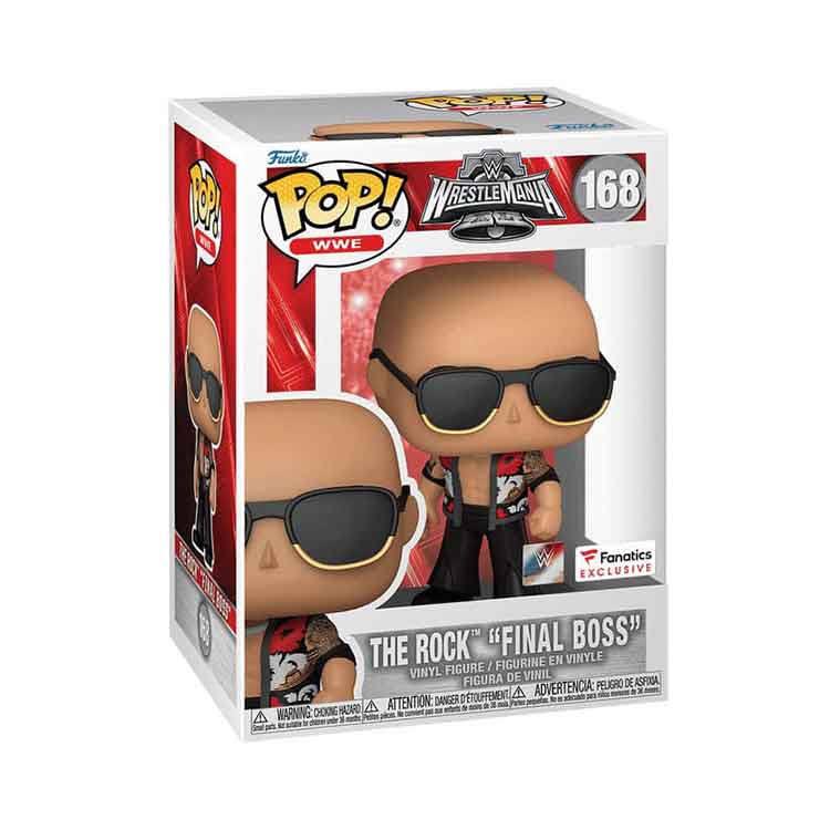Funko WWE POP! Vinyl Figure The Rock- Final Boss (WrestleMania 40)