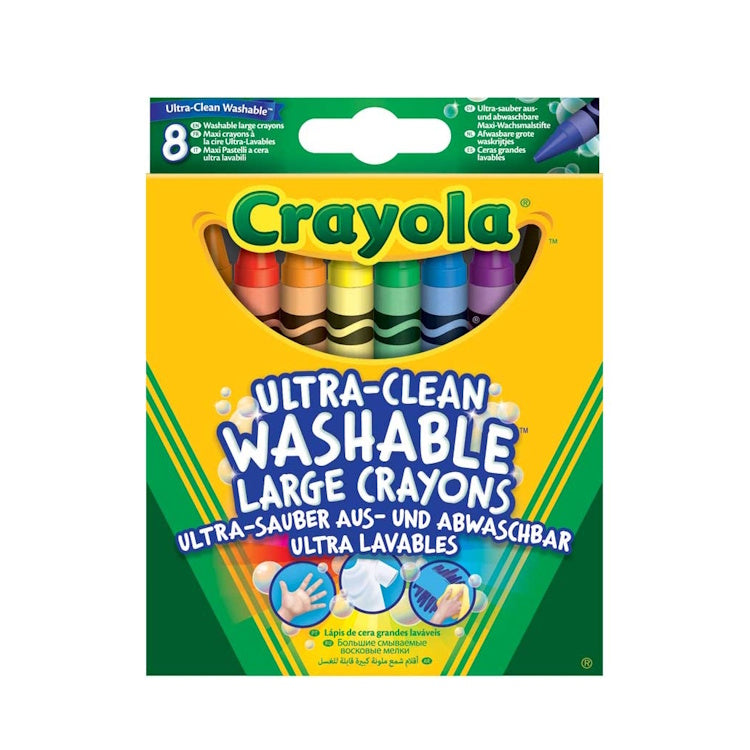 Crayola 8 Washable Large Crayons