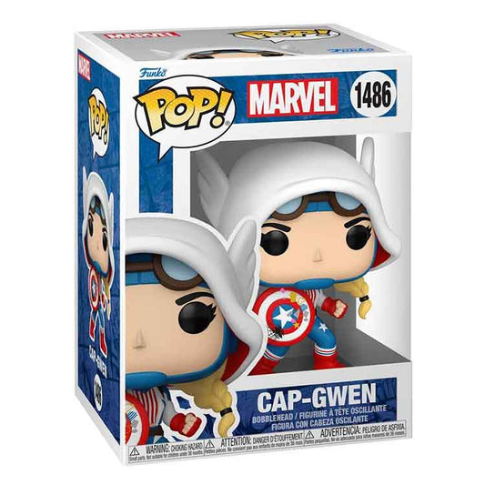 Funko Pop Marvel: Spider Gwen Gwenverse - Captain America Gwen