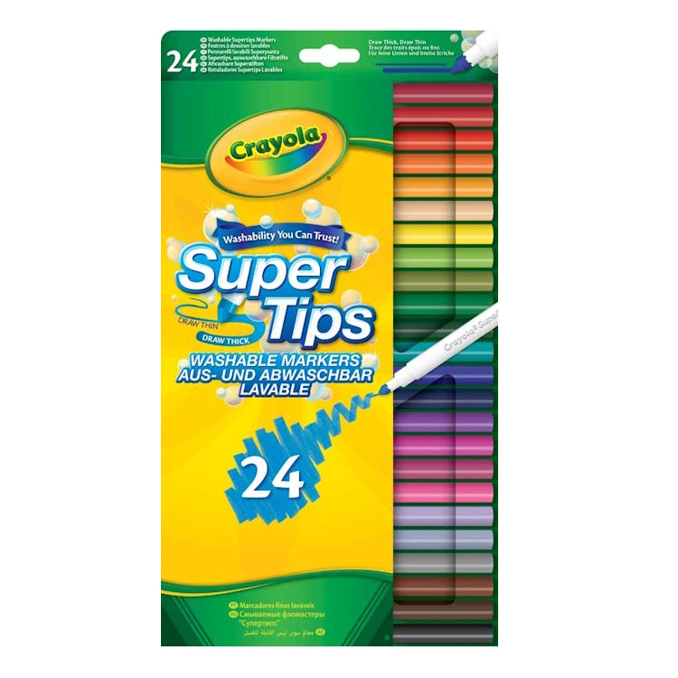 Crayola 24 Washable Super Tips