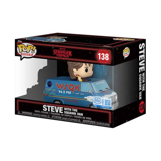 Funko Stranger Things POP! Rides Deluxe Vinyl Steve with The Squawk Van Exclusive
