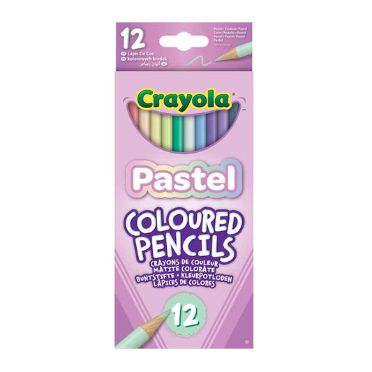 Crayola 12 Pastel Coloured Pencils