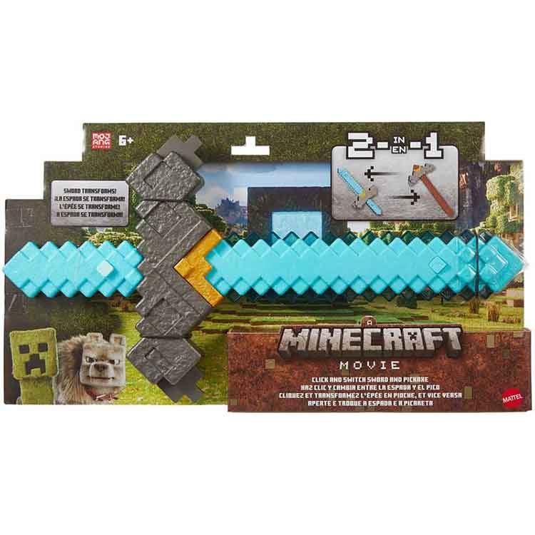 A Minecraft Movie 2 in 1 Battle Role-Play Weapon