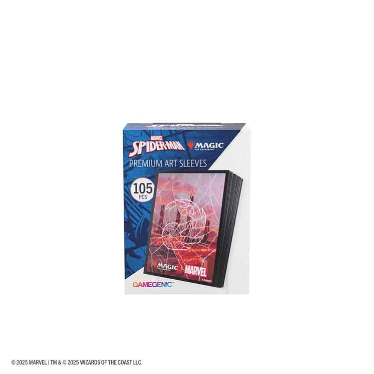 Gamegenic Magic: The Gathering Marvel's Spider-Man Premium Art Sleeves - Spider-Man Mountain