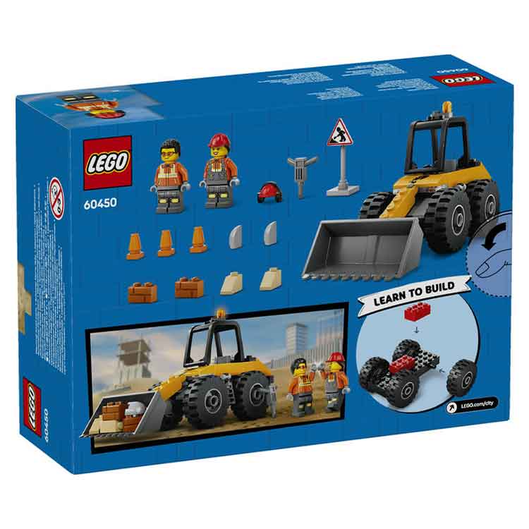 LEGO 60450 Yellow Construction Wheel Loader