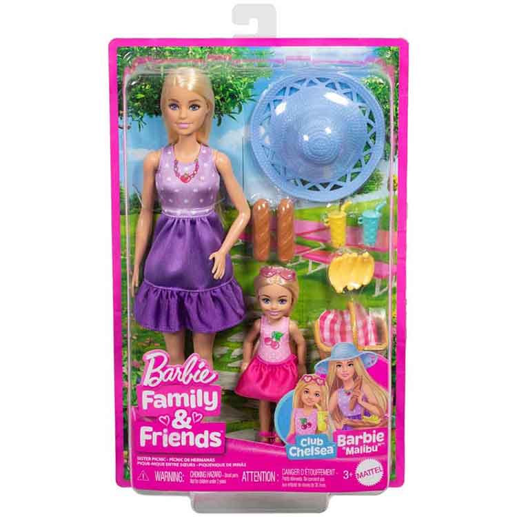 Barbie Malibu Barbie & Chelsea 2 Pack
