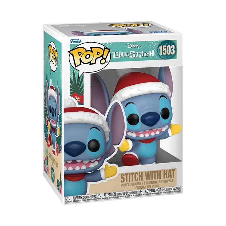 Funko POP Disney: Stitch Holiday – Stitch w/Hat