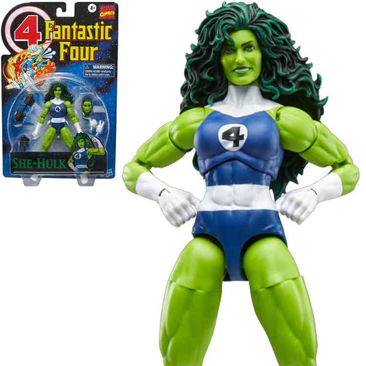 Fantastic Four Retro Marvel Legends She-Hulk 6-Inch Action Figure
