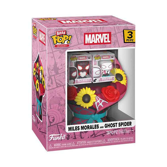 Funko Marvel Bitty POP! Bouquet Vinyl Figure 2-Pack Miles Morales & Ghost Spider (Valentine)