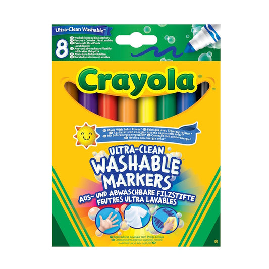 Crayola 8 Assorted Ultra Clean Washable Markers