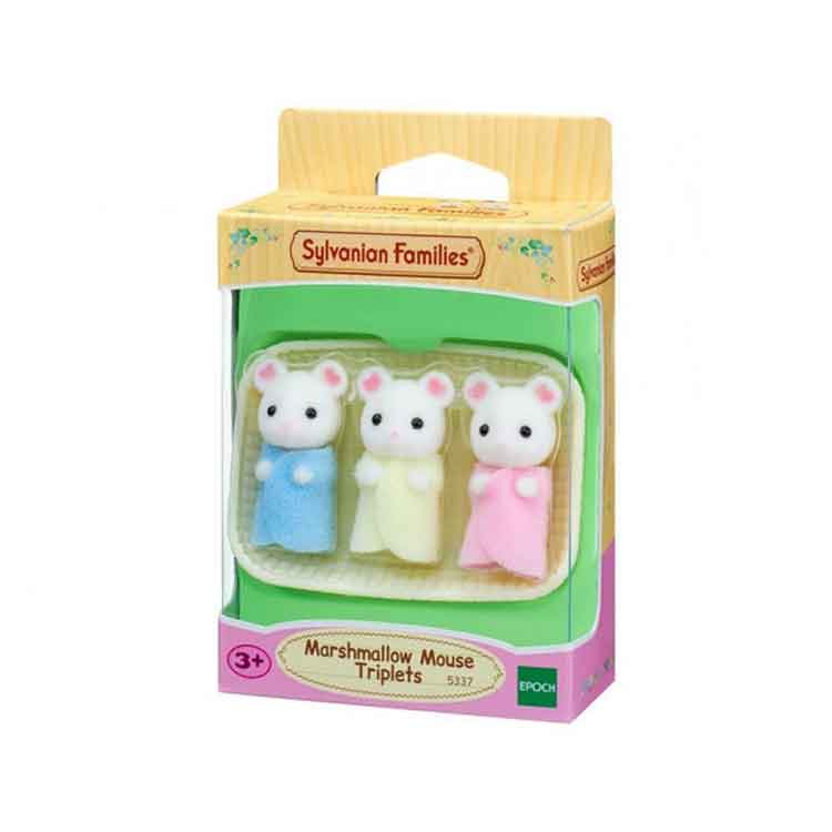 Sylvanian Families Marshmallow Mouse Triplets