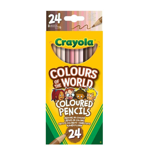 Crayola 24 Colours of the World Coloured Pencils