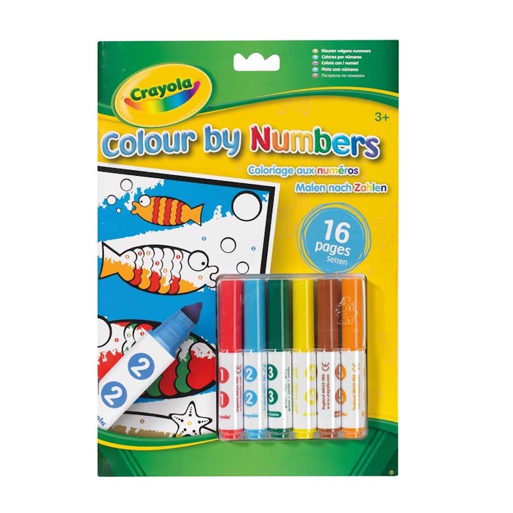 Crayola Colour by Numbers With Markers