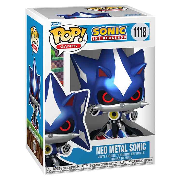 Funko Pop Games: Sonic - Neo Metal Sonic (Metallic)