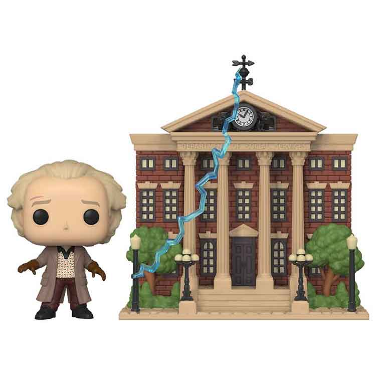 Funko Pop Town: Back To The Future - Doc With Clock Tower