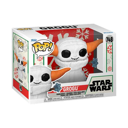 Funko POP Star Wars: Mando Holiday - Grogu Snowman