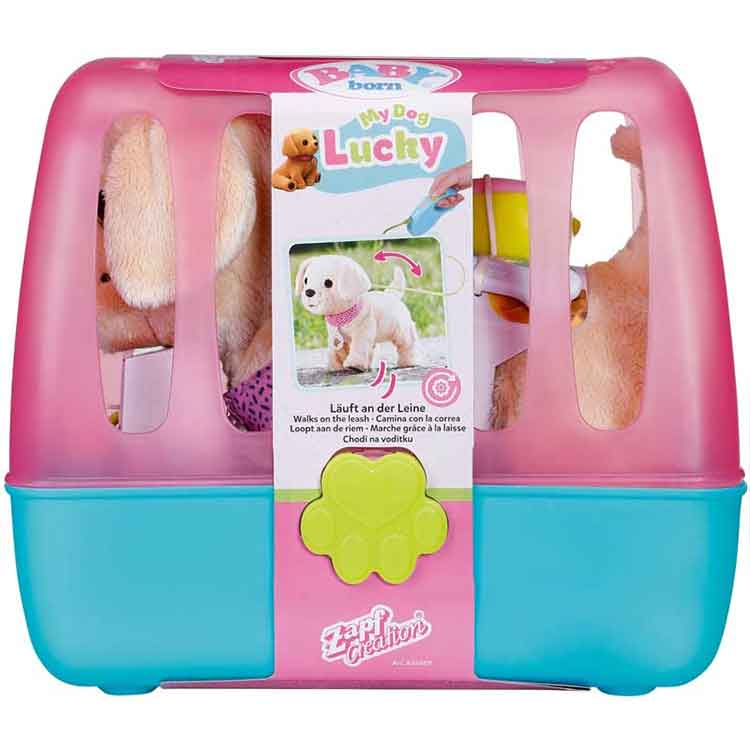 Baby Born My Dog Lucky With Box