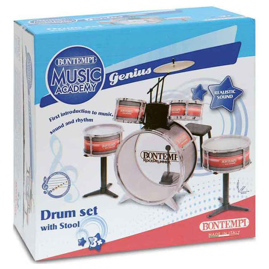 Bontempi Drum Set With Stool