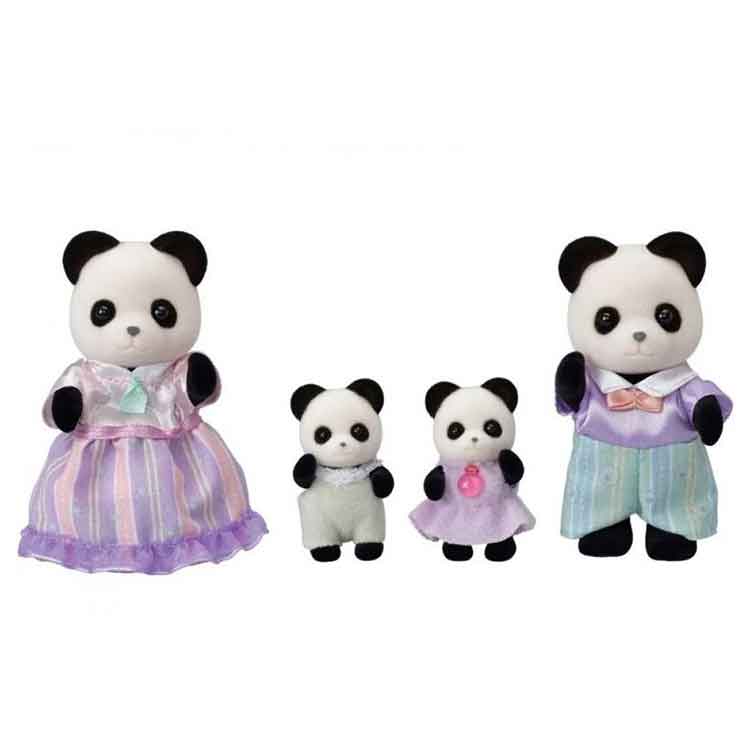 Sylvanian Families Pookie Panda Family