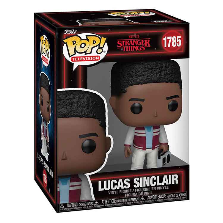 Funko Stranger Things POP! Television Vinyl Figures Lucas Sinclair with Boombox