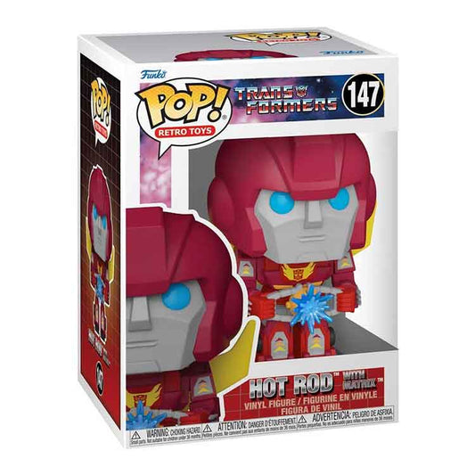 Funko Pop Vinyl: Transformers S4 - Hot Rod With Matrix