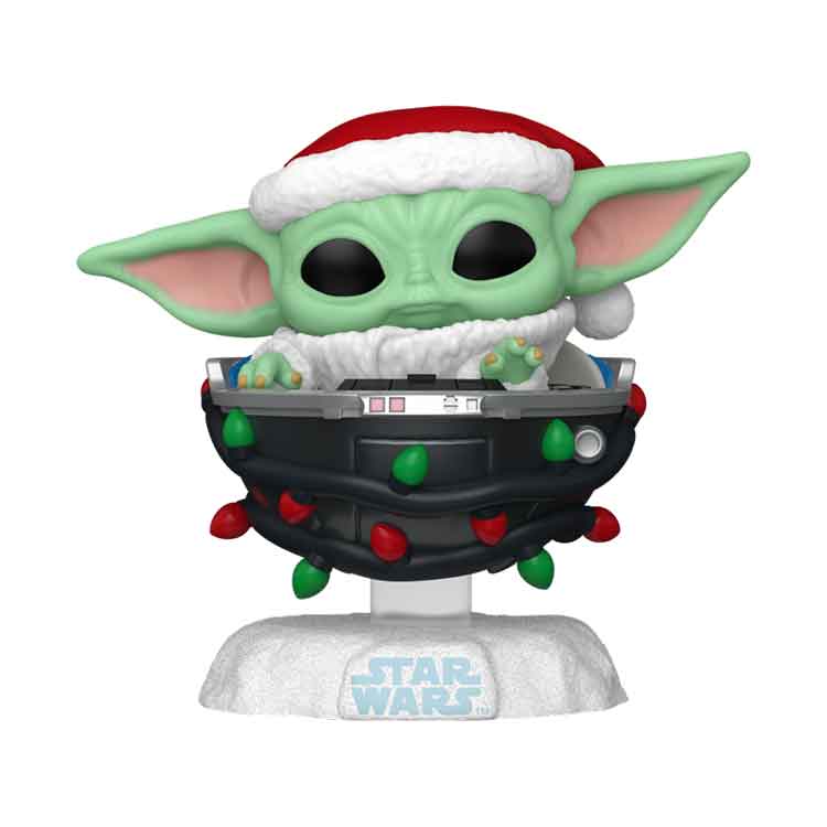 Funko POP Star Wars: Mando Holiday - Grogu Pram