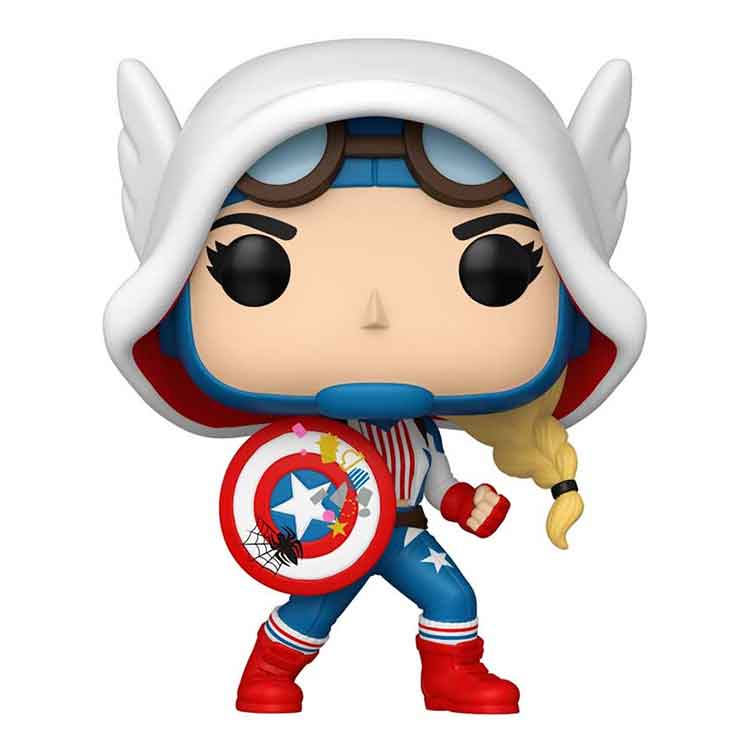 Funko Pop Marvel: Spider Gwen Gwenverse - Captain America Gwen